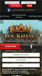 Mobile Screenshot of khanwars.minijuegos.com