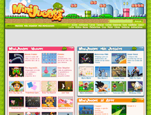 Tablet Screenshot of minijuegos.es